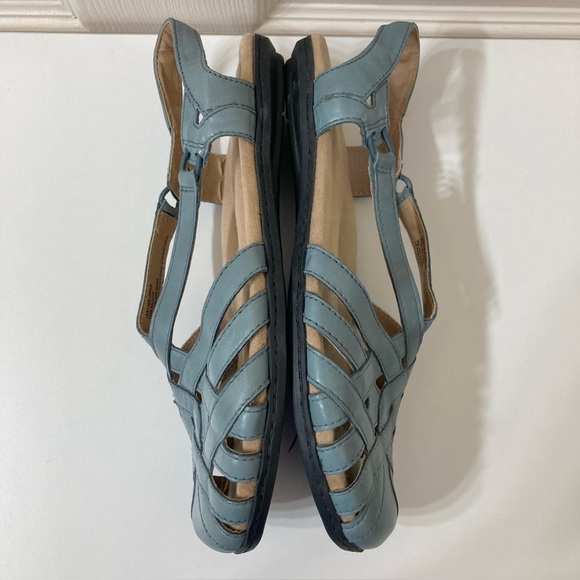 Earth Origins Women’s Belle Brielle Slingback Leather Fisherman Sandals Size 8 - Picture 7 of 10